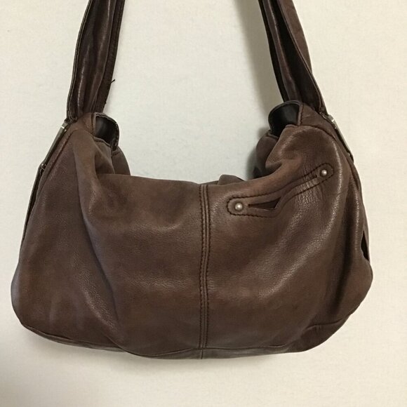 B Makowsky Genuine Leather Hobo Bag - Picture 4 of 13